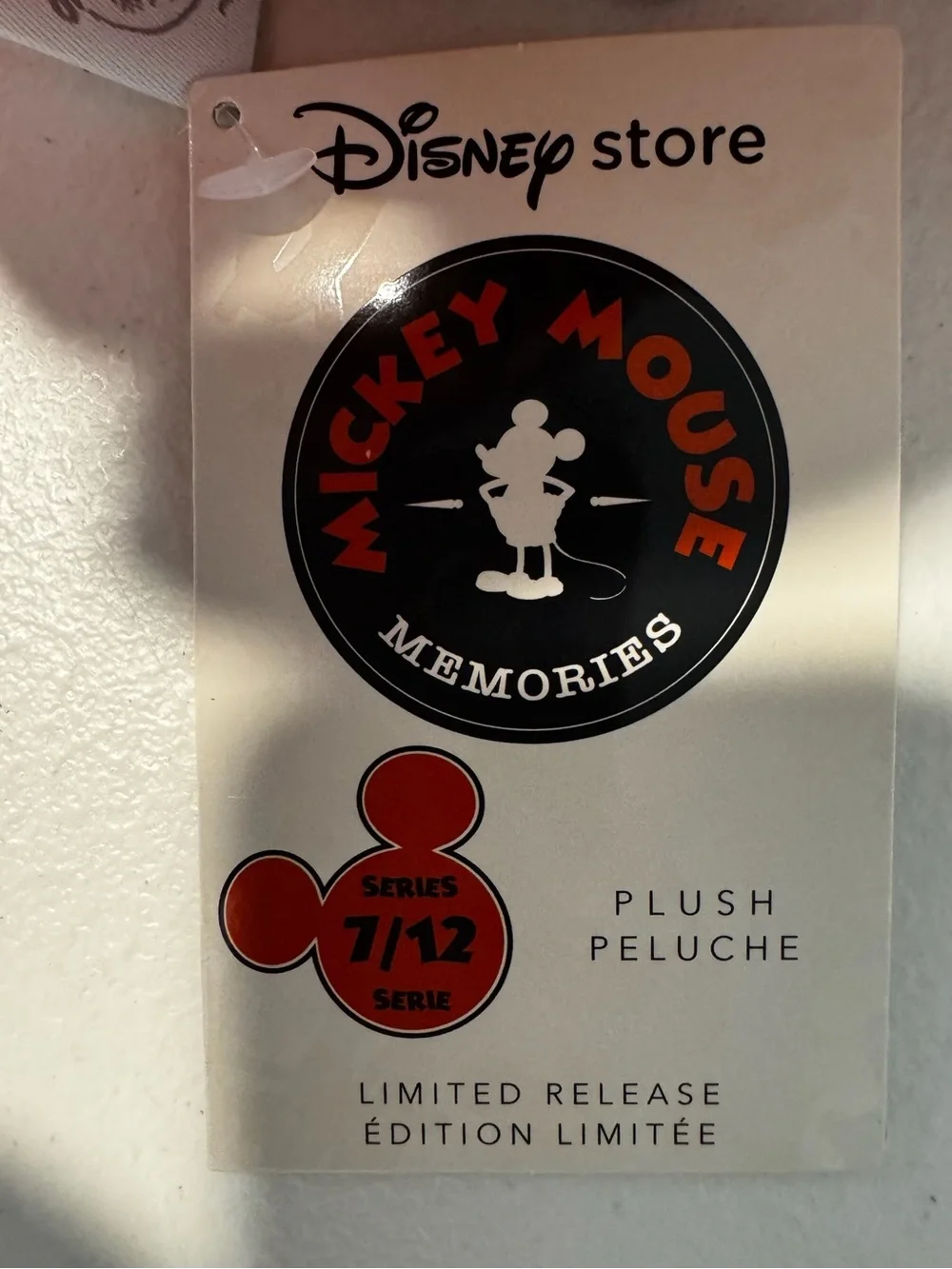 Disney Mickey Mouse Plush - Red & Orange Pattern Limited Efition